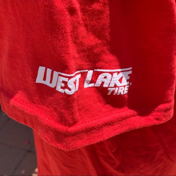 Vintage Los Angeles Clippers Old Logo Red T-Shirt XL - Picture 7 of 8